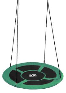 Aga Závěsný houpací kruh 110 cm Tmavě zelený