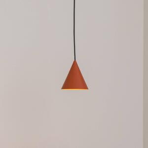 Nowodvorski Lighting Závěsné světlo ZENITH, terakota, Ø 11 cm, kov, GU10, stmívatelný, Hnědá / rez, Obývací pokoj / jídelna, kov, Moderní
