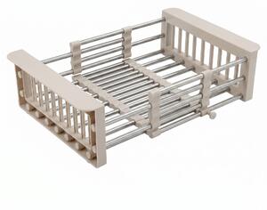 Teleskopický odkapávač na dřez REA P14487B Beige