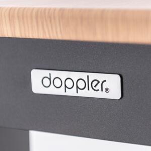 Doppler EXPERT WOOD antracit - rozkládací hliníkový stůl 150/210x90x75 cm