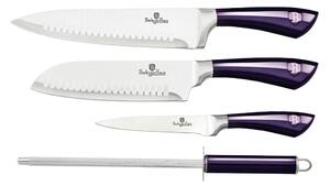 BERLINGERHAUS Sada nožů nerez 4 ks Purple Eclipse Collection BH-2496
