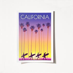 Wallexpert Plakát A3 California - 2003, Vícebarevná
