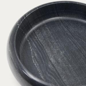 OnaDnes -20% Černá mramorová miska Kave Home Sisine 13 cm