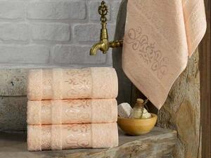 XPOSE® Bambusový ručník CATANIA - lososový 50x90 cm