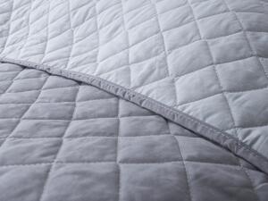 XPOSE® Přehoz na postel EVITA DUO – tmavě šedý/světle šedý 220x240 cm