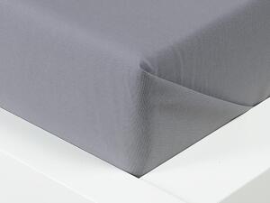 XPOSE® Bavlněné prostěradlo - šedé 140x225 cm