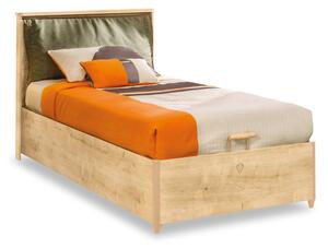 Čilek Studentská postel s úložným prostorem vyklápěcí 100x200 cm Mocha