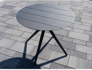 Doppler SIT GREY - zahradní hliníkový stůl kulatý 90 cm