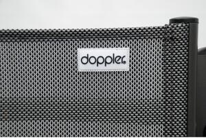 Doppler ACTIVE - relaxační křeslo polohovací černostříbrné