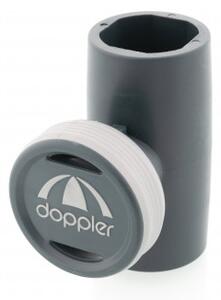 Doppler EXPERT 280 cm - slunečník s automatickým naklápěním klikou : Desén látky - 831