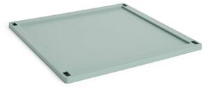 HAY Plastové víko Colour Crate Large Square, sage green