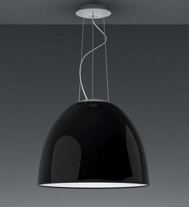 Artemide Designové závěsné LED svítidlo Nur Gloss Ø 55cm, 2700K, 1 x E27 Barva: Černá