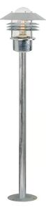 Nordlux - Venkovní lampa VEJERS 1xE27/60W/230V IP54 stříbrná 92 cm