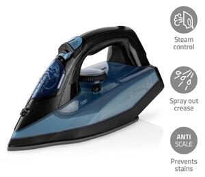 Nedis IRON2000 - Napařovací žehlička 2600W/230V černá/modrá