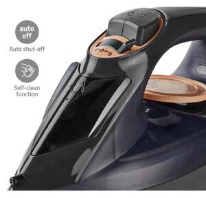 Nedis IRON1000 - Napařovací žehlička 2200W/230V černá