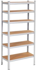 Kovový regál 225x110x50 cm, 6 polic SPRINGOS HA5213
