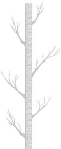 FUGU Samolepky na zeď- Kmeny stromů Barva: bílá 010, Rozměr: 3 kmeny, ks rozměr  66 x 244 cm vč. větví