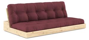 Vínová rozkládací pohovka 196 cm Base – Karup Design