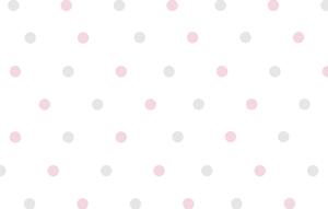 FUGU Samolepky na zeď Puntíky 3 cm - eko přemístitelné Barva: puntíky - šedé a růžové