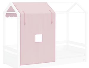 Čilek Roleta k posteli domeček růžová