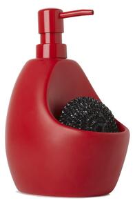UMBRA Joey 750 ml červený – keramický dávkovač prostředku na mytí nádobí