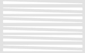 FUGU Samolepky na zeď- Kreativní párátka Barva: bílá 010, Rozměr: 28x1 cm