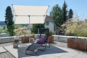 Slunečník SUNCOMFORT Flex Roof 210 x 150 cm šedá