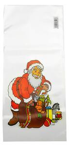 Euro Habitat Vánoční taška dětská, celofánová - Pytel plný dárků a Santa