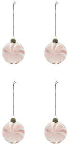 Vánoční ozdoba Delic Rose – set 4 ks