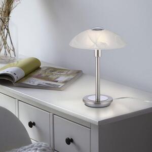 Paul Neuhaus Stolní LED lampa ENOVA, 3W, v. 28 cm, 3000K stmívatelná Barva: Stříbrná