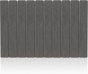 Předložka do koupelny a kuchyně skládací šedá 60x39