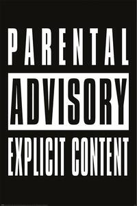 Plakát, Obraz - Parental Advisory - Explicit Content, (61 x 91.5 cm)