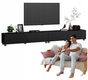 TV stolek 240 závěsný ČERNÝ MAT