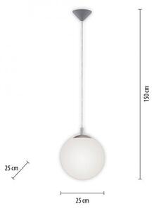 Paul Neuhaus Závěsné LED svítidlo BOLO, 40W, ø 25 cm