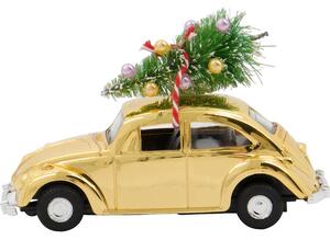 Vánoční autíčko Mini Xmas Car Golden