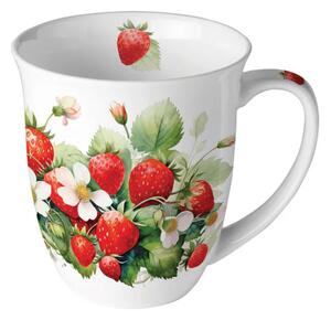 Porcelánový hrnek Jahody 400 ml