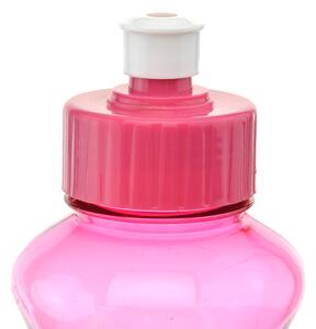 Excellent Houseware Sportovní PET lahev na nápoje 550 ml a tlačítkovým uzávěrem - Růžová