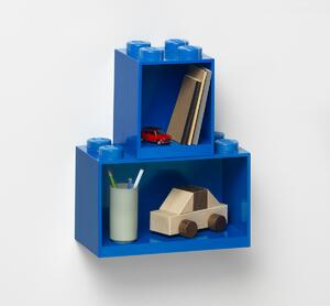 Brick závěsné police, set 2 ks, více variant - LEGO Barva: modrá