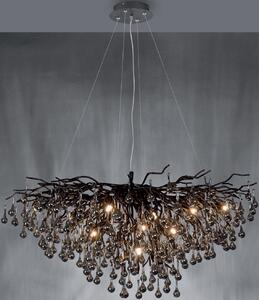 Paul Neuhaus Závěsné svítidlo ICICLE, 10XG9, š. 100 cm Barva: Černá