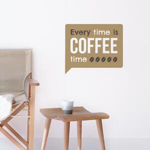 FUGU Coffee time - přemístitelný plakát do kanceláře Rozměr: S: (š x v) 38 x 33 cm