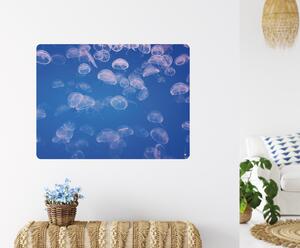 FUGU Eko plakát přelepovací - Medúzy Podmořský svět Rozměr: M: (š x v) 80 x 60 cm