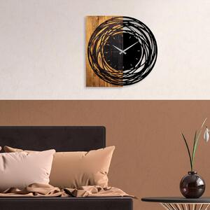 Aldo Nástěnné hodiny Wooden Clock Black