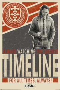 Plakát, Obraz - Loki - Timeline, (61 x 91.5 cm)