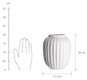 LIV Keramická váza 16,5 cm - bílá