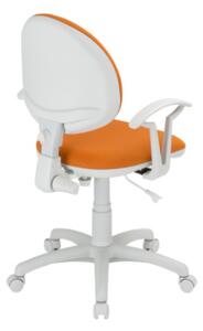 Nowy Styl Smart white GTP kancelářské křeslo oranžové
