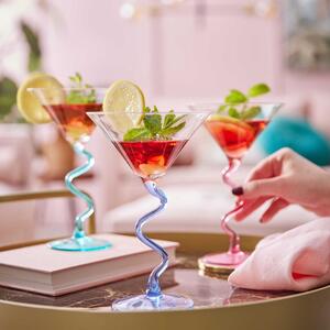 CANTARE Sklenice na martini - růžová