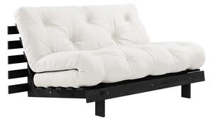 Krémová rozkládací pohovka 140 cm Roots Black Night – Karup Design