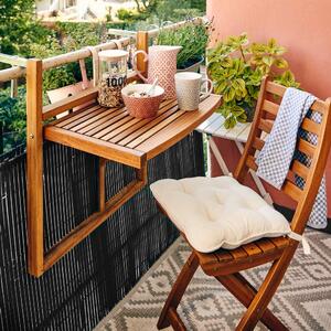 LODGE Balkonový skládací stůl - přírodní