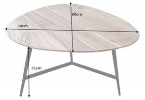 Konferenční stolek BEAUTY BY NATUR 60 CM masiv akácie Nábytek | Obývací pokoj | Konferenční stolky | Všechny konferenční stolky