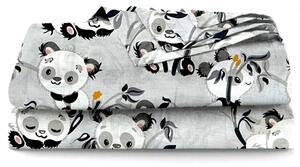 Ervi bavlněné prostěradlo - panda